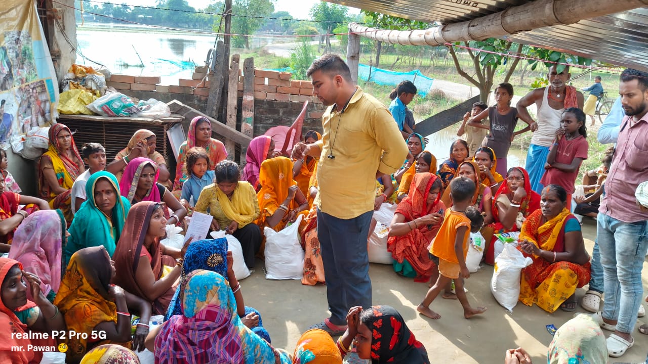 Flood Relief in Action: Aahwahan Foundation Aids 32,000 Bihar Families